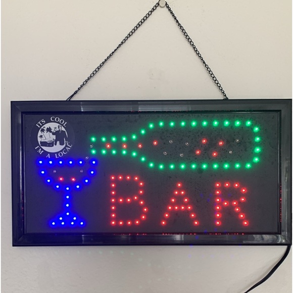 Wall Decor Art Led Bar Sign - Picture 2 of 11